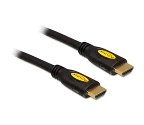 DeLock / HDMI kabel s Ethernetem / HDMI A - HDMI A / 1,5 m / 4K / pozlacené konektory