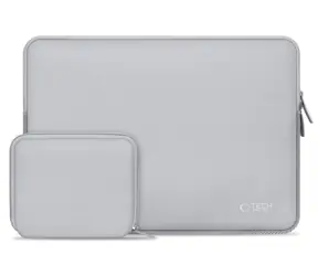 Tech-Protect NeoSlim šedá / Pouzdro pro notebook do 13-14" / sada s malou taškou na příslušenství