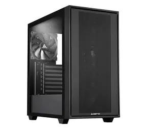 Chieftec Night Hunter GS-03B-BLK-OP černá / Skříň / Midi Tower / tvrzené sklo / ATX, E-ATX / bez zdroje / USB-C