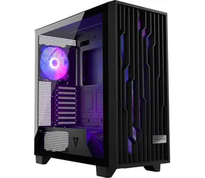 MODECOM Volcano Perun Apex ARGB černá / Skříň / ATX / 1x USB-C / 2x USB 3.0 / 4x 140mm ARGB / bez zdroje