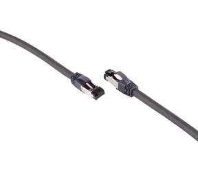 Shiverpeaks šedá / Patch kabel / Cat 6A / U/FTP / Armovaný / 1,0 m