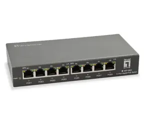 LevelOne GEP-0823 / Switch / 8x Gigabit PoE+ / 120 W / Unmanaged