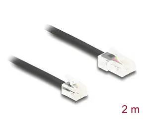 Delock černá / Telefonní kabel / RJ45 - RJ11 / 2 m