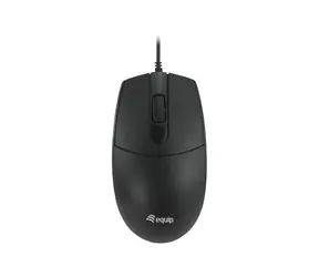 Equip Silent černá / Drátová myš / USB-A / 1200 DPI / Tichá / 1,5 m