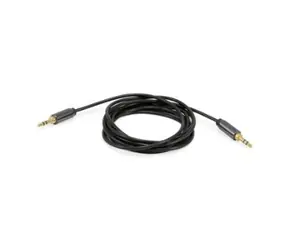 Equip Jack 3,5mm 2,5m černá / Audio kabel / Jack 3,5mm - Jack 3,5mm / Pozlacené konektory