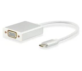 equip USB-C -> VGA bílá / Redukce / USB-C / VGA / 1920x1080 60Hz / 0,15 m