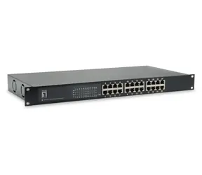 LevelOne GEP-2421 / Switch / 24x Gigabit PoE+ / 630 W / Unmanaged / 19"