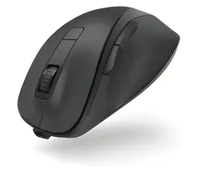 Hama MW-500 V2 černá / Bezdrátová myš / Blue Wave senzor / 6 tlačítek / nabíjecí / tichá