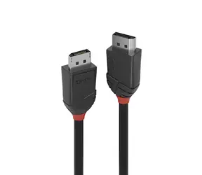 Lindy Black Line / Přípojný kabel / DisplayPort 1.2 / 1 m / 4096 x 2160