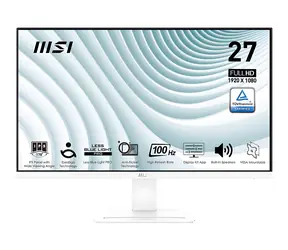 27" MSI MP273AWDE bílá / Monitor / IPS / FHD / 100Hz / HDMI + DP / VESA