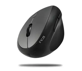 INCA IWM-279G šedá / Myš / Vertikální / Bezdrátová 2.4 GHz / 1600 DPI / 6 tlačítek