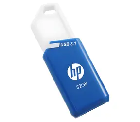 HP x755w 32GB modro-bílá / Flash disk / USB 3.1 / výsuvný design / 75 MB/s čtení