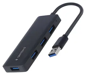 Gembird USB hub / 4 porty / USB 3.2 Gen 1 / 5 Gb/s