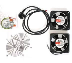XtendLan Ventilační jednotka / 19” / 2x ventilátor 120 mm / Napájecí kabel