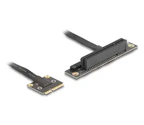 Delock adaptér Mini PCIe na PCIe 3.0 x8 90° / Redukce / PCIe 3.0 x8 slot / kabel 0,2 m
