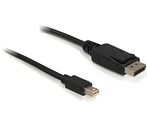 Delock Mini DisplayPort - DisplayPort černá / Video kabel / 2 m / 4K / 60 Hz / DP 1.2