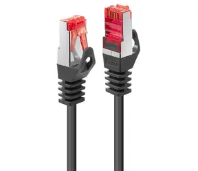Lindy Cat6 7,5m černá / Patch kabel / S/FTP / RJ45-RJ45 / AWG28