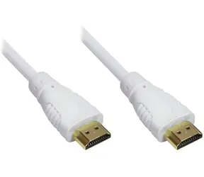 Techly bílá / HDMI kabel / 0,5 m / 4K / s Ethernetem / ARC