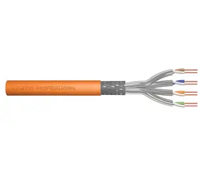 Digitus CAT 7 S/FTP / Instalační kabel / 500 m / AWG 23/1 / Cca / oranžová