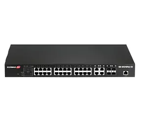 Edimax GS-5424PLC V2 / Switch / 24x GE PoE+ / 4x SFP / 400 W / Managed / 1U