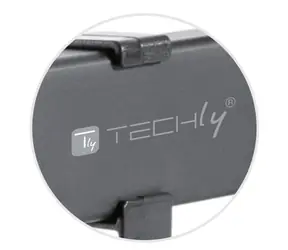 Techly ICA-PLB-400STY černá / Držák pro TV / 13-42" / VESA do 200x200 / nosnost 20 kg / náklon a otočení 180°