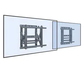 equip Pop-Out 19"-55" černá / Držák pro TV / VESA 600x400 / nosnost 50 kg / náklon 0-10° / otočení 180°