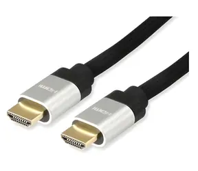 Equip HDMI 2.1 černá / HDMI kabel / 2 m / 48 Gbps / 8K 60Hz / Ethernet kanál