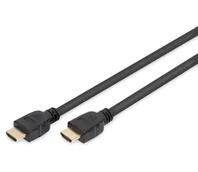 Digitus HDMI 2.1 Ultra High Speed černá / Kabel HDMI / 3 m / 8K/60Hz / pozlacené konektory / HDR