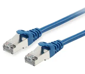 Equip Cat6 S/FTP modrá / Patch kabel / RJ-45 / 30 m / 250 MHz / LSZH / PoE+