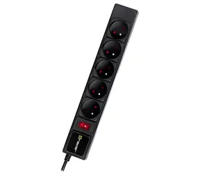 Tracer PowerGear / Přepěťová ochrana / 5 zásuvek / 3 m / 2300 W