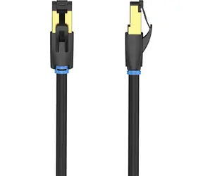 Vention černá / Síťový kabel RJ45 / Cat.8 / S/FTP / 8 m / stíněný