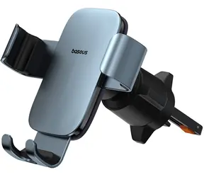 Baseus Metal Age 3 šedá / Gravitační držák telefonu / Do ventilace auta