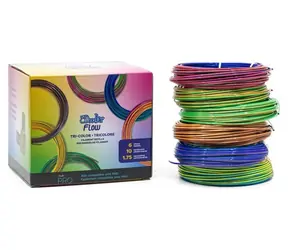 3Doodler Flow Tri-Color 6 ks / Náplň pro 3D pero / PLA / 1,75 mm