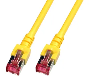 EFB Patchkabel Cat6 S/FTP 0.25m žlutá / Síťový kabel / RJ-45 / LSZH / pozlacené kontakty