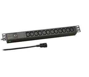 EFB EK631CC.1 černá / PDU / 19" 1U / 12x C13 / C14 / 10A