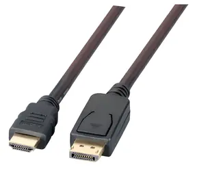 EFB DisplayPort - HDMI kabel černá / Redukce / 2 m / Full HD