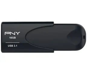 PNY Attaché 4 černá / Flash disk / 16 GB / USB 3.1 / bez krytky