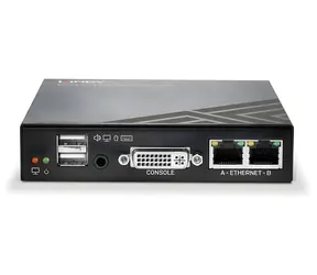 Lindy KVM IP Access Switch DVI-I / IP KVM přepínač / DVI-I / 4x USB 2.0 / kovové tělo