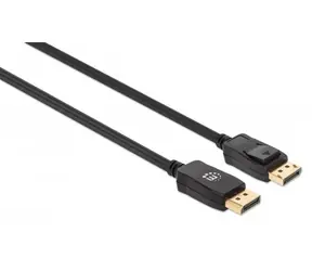 Manhattan DisplayPort 1.4 černá / DisplayPort kabel / 2 m / 8K 60Hz / až 240 Hz