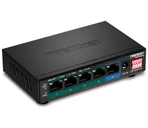 TRENDnet TPE-TG51G / Switch / 5-port Gigabit PoE+ / 60 W / 10 Gbit/s / kovové provedení