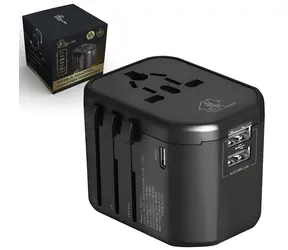 Extralink Smart Life / Cestovní adaptér / EU, UK, USA, AU, CH / USB-C + USB-A