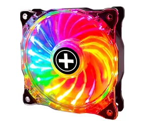 Xilence XPF120G.ARGB.PWM transparentní / Ventilátor / 120 mm / ARGB / PWM / 66 CFM