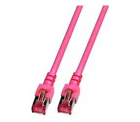 EFB CAT6 SF/UTP 2m magenta / Patch kabel / RJ45-RJ45 / 5 Gigabit Ethernet