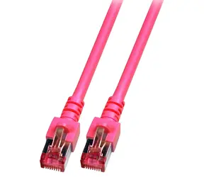 EFB CAT6 S/FTP 15m magenta / Patch kabel / RJ45-RJ45 / LSZH / 250 MHz