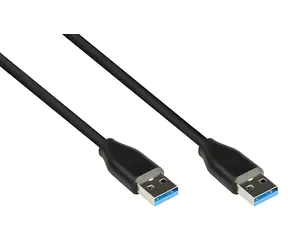 Good Connections USB 3.2 Gen 2 A-A černá / USB kabel / USB A - USB A / 0,5 m / 10 Gbps