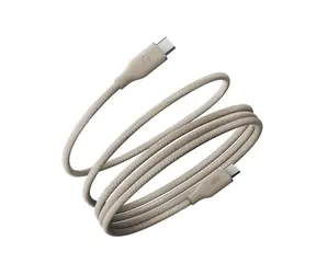 Energea Helix 60 Natural Titanium / Magnetický rychlonabíjecí kabel / USB-C na USB-C / 60 W / 1,5 m