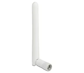 Delock WLAN anténa RP-SMA / Všesměrová anténa / 2 dBi / 2,4 GHz / otočný kloub / bílá
