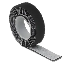Delock černá / Kabelová páska se suchým zipem v roli / 13 mm / 1 m / nylon