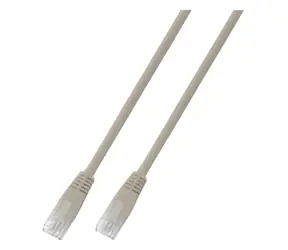 EFB CAT5e U/UTP 10m šedá / Patch kabel / PVC plášť / CCA vodič