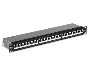 TRENDnet TC-P24C6AS černá / Patch panel / 24 portů / Cat6A / stíněný / 1U